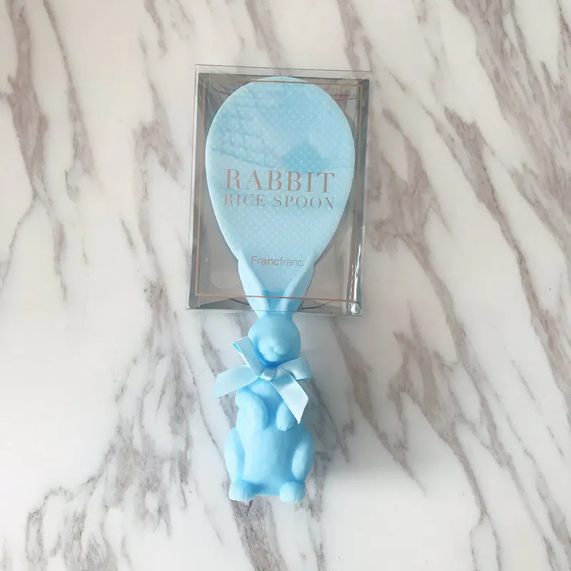 Creative Japanese rice spoon non-stick rice plastic stand able rice scoop tableware