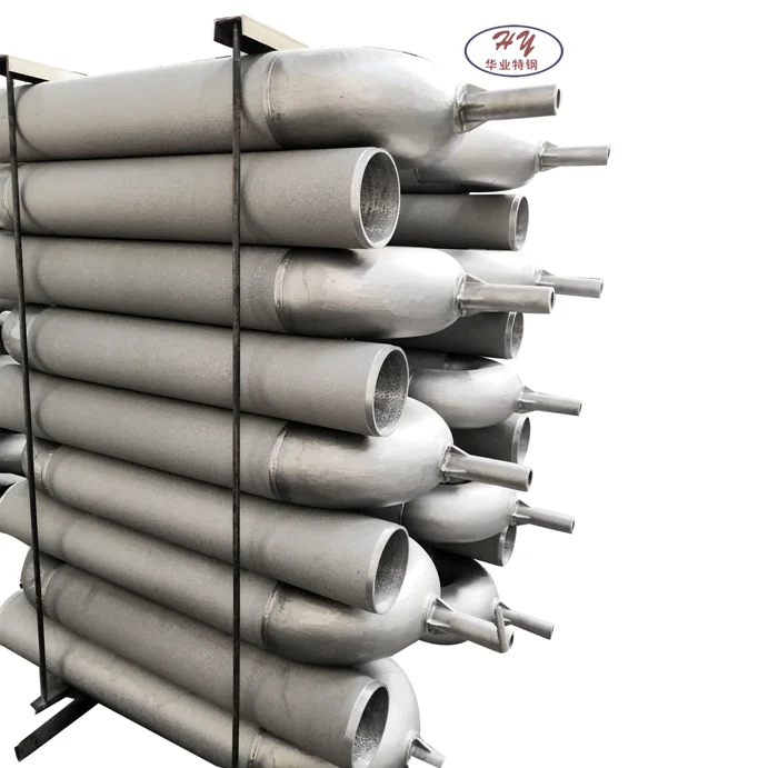 Centrifugal casting W-type furnace radiant tube in heat treatment industry and steel mills
