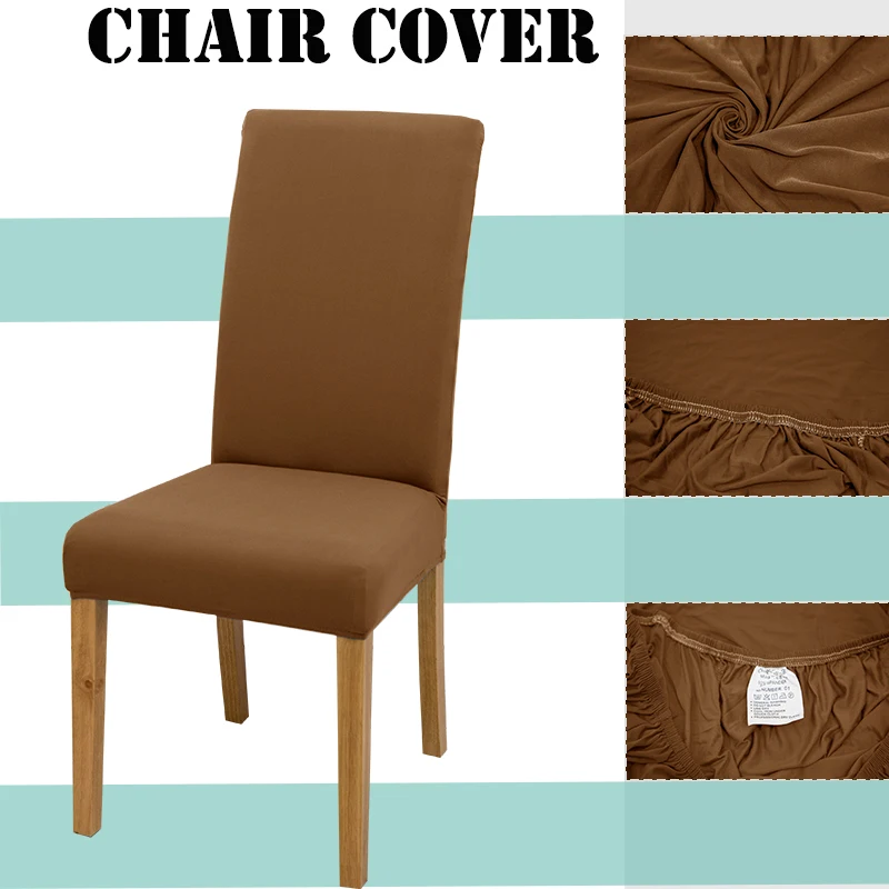 Furniture Covers Slipcover sells Prevent dirt table cloth and elastics cheap  kids elastics New Style Solid Chair Cover