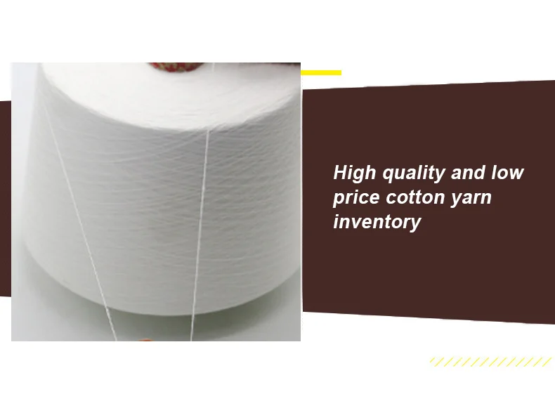 White Color Cotton Compact Combed Yarn Bleached Cotton Combed Yarn 30s 40s 50s 60s 80s