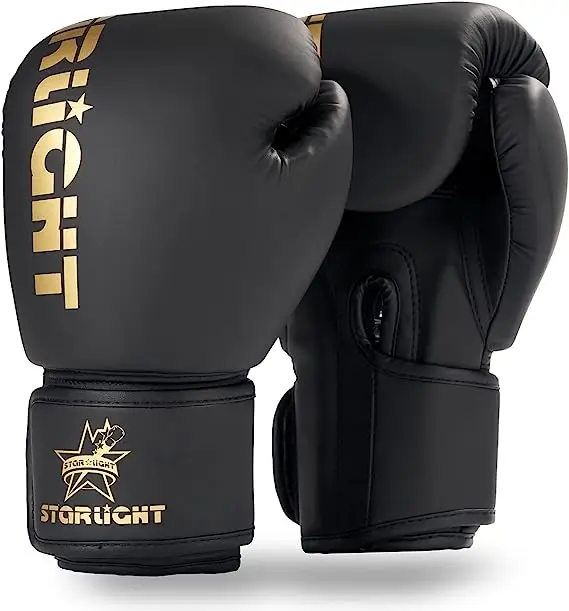Valchiria Boxing Gloves for Men Women Sparring Training Punching MMA Kickboxing Black White Gold Boxing Gloves with Handwraps