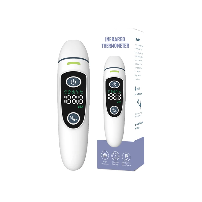 The Latest Medical Grade Heavy Duty Non-touch Infrared Forehead Thermometer for Adult and Infant Digital LED Screen
