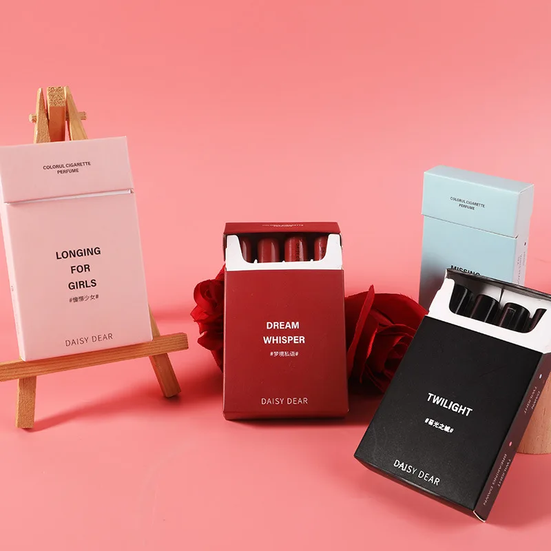 Smoke tube perfume 4 men and women students portable fresh natural durable eau de toilette