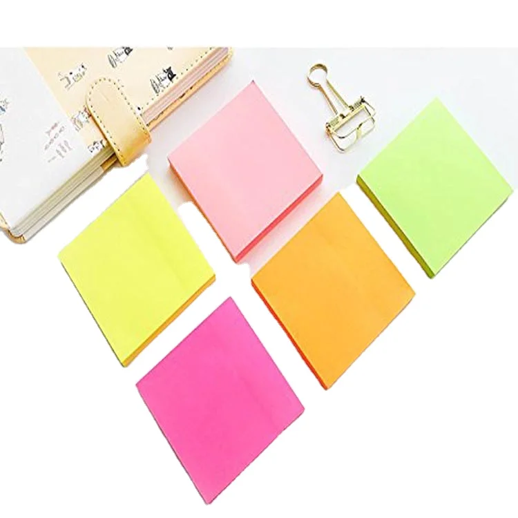 customized sticky notes memo pads set Easy Self Stick Notes 3X3 inches Sticky Notes pads