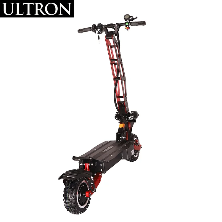 
3200W Original Ultron T128 Off Road Wheel Mobilitiy Dual Motor Fast Folding Electrical Scooter 