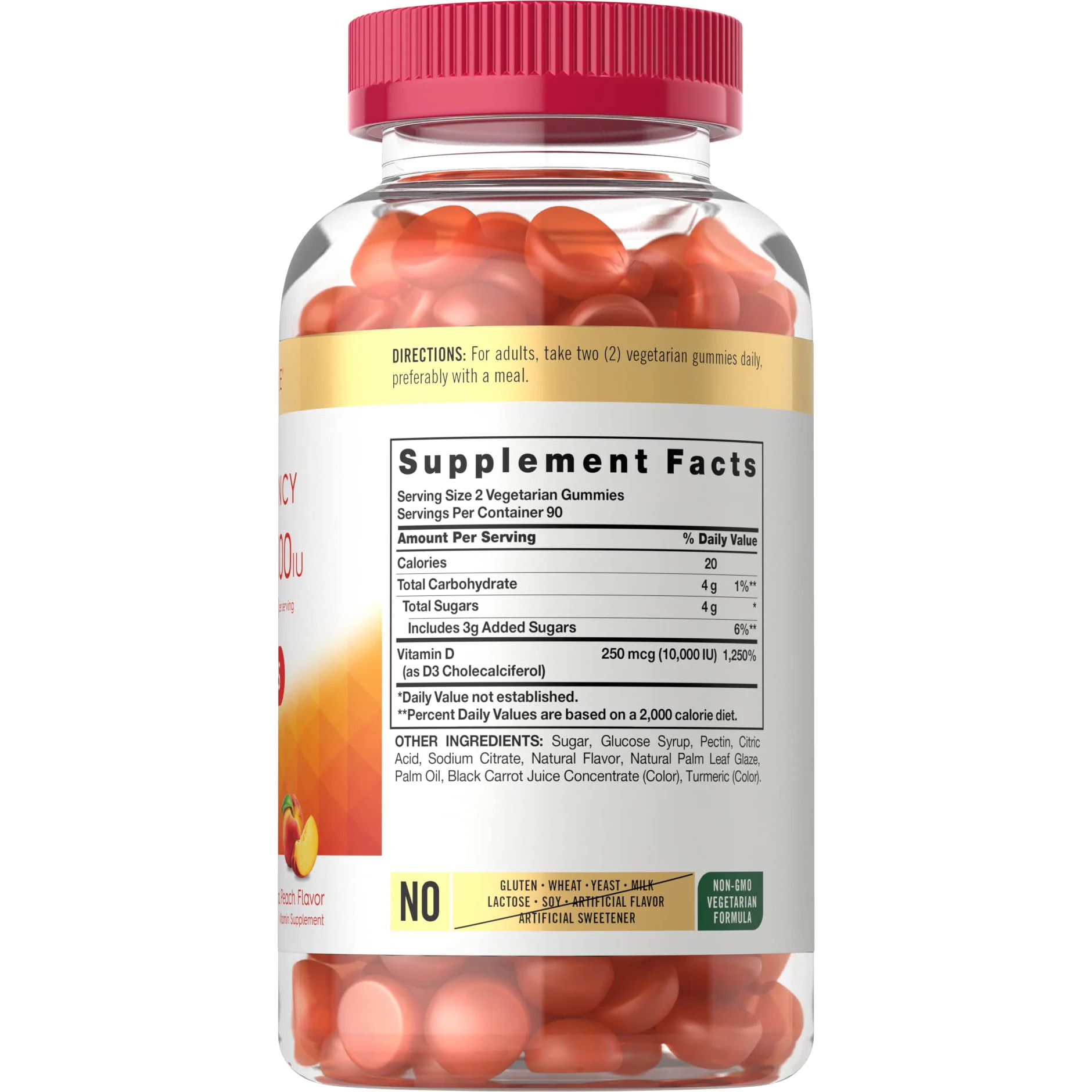 Vitamin D3 Gummy For Pure GMP-Quality Certified Wheat exclusion Sustainable-oriented No sugar version