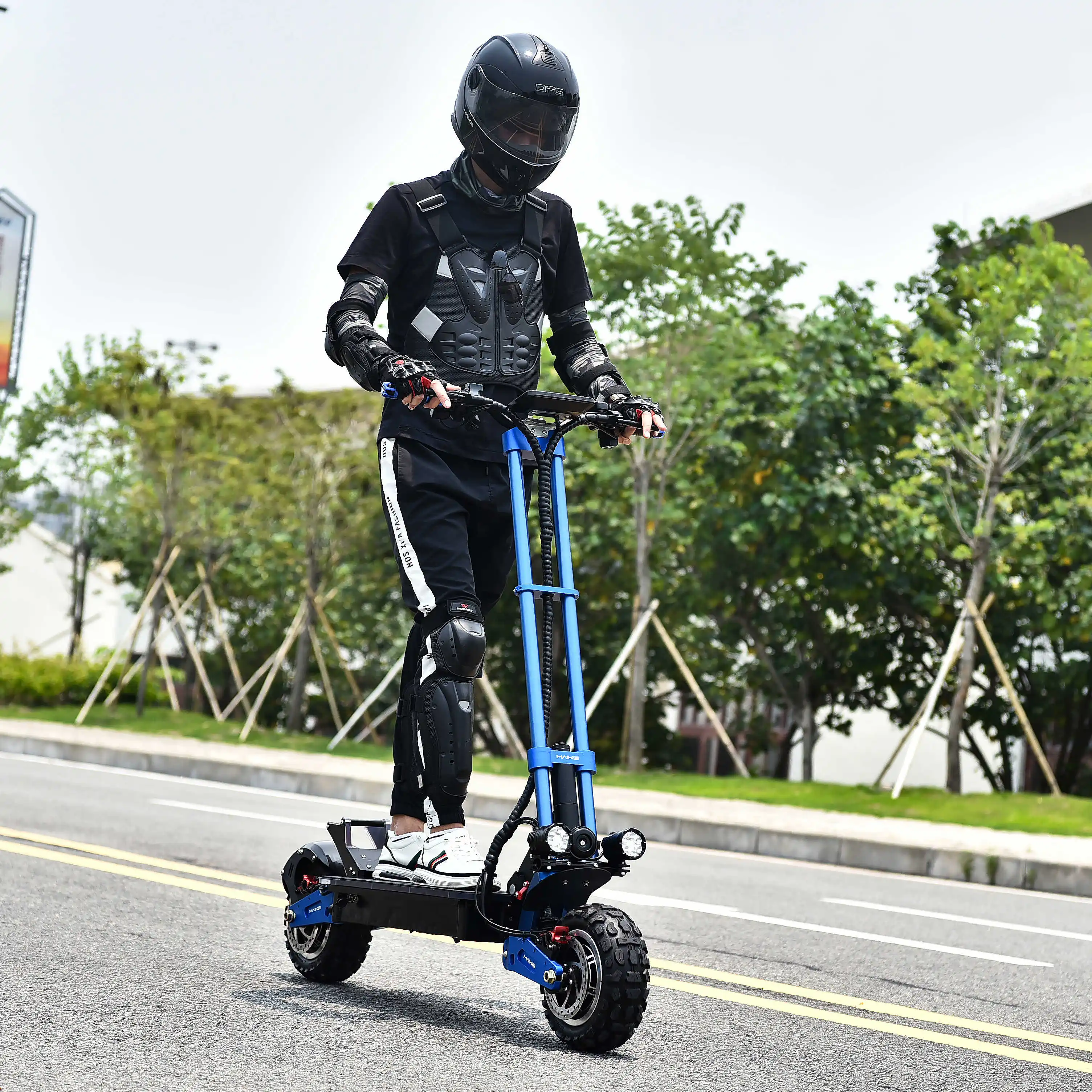 Maike KK10S Pro 5600w top powerful trottinette monopattino dual motor dualtron electric scooters EU warehouse