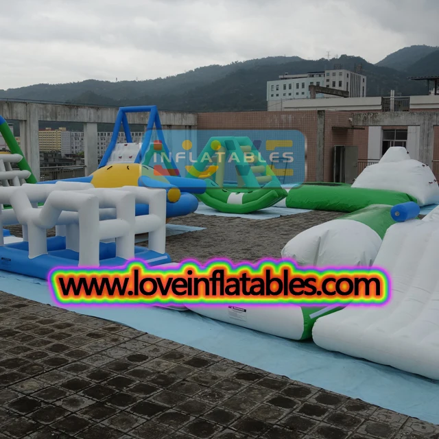 Top Sale! Customized Waterpark Inflatable Water Park Equipment High Quality Floating Inflatable Aqua Park