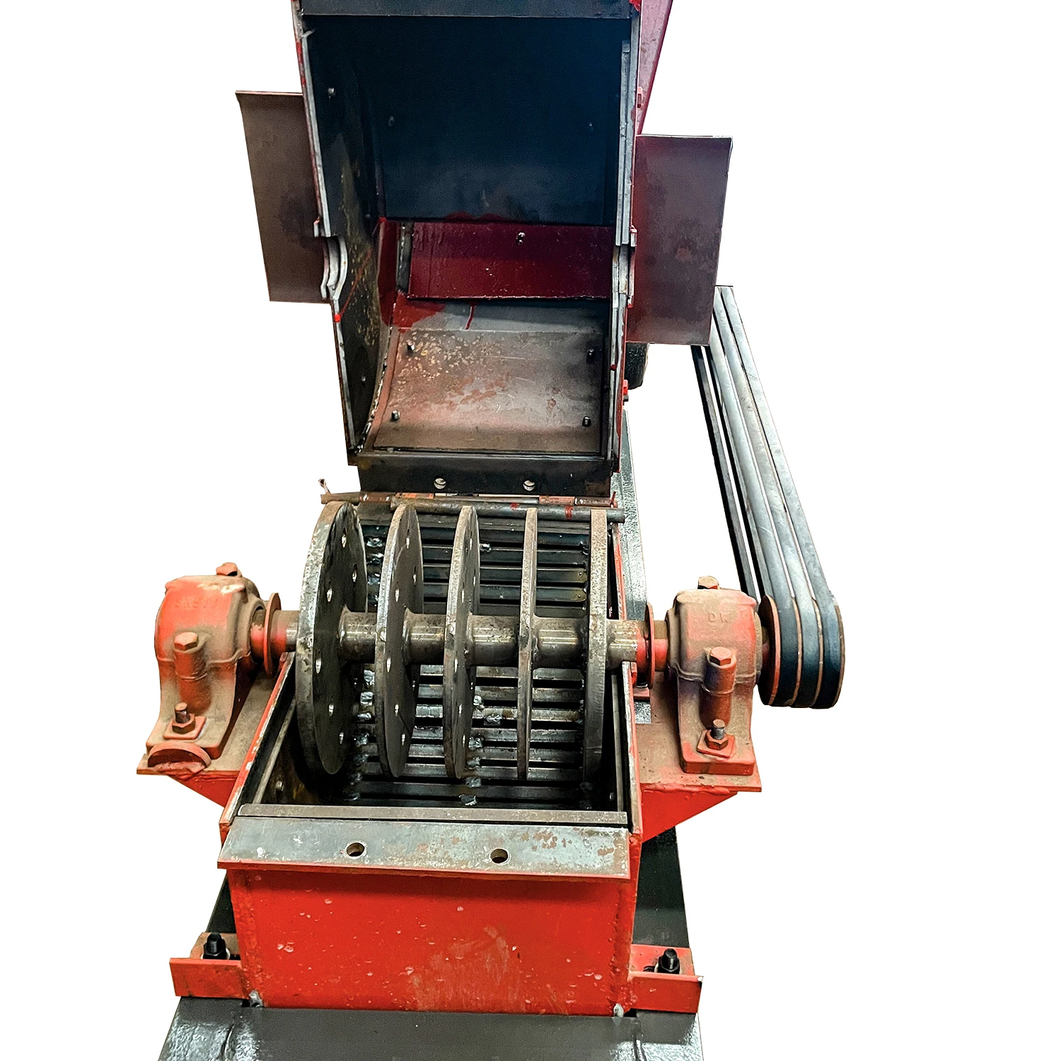 Pulley for hammer crusher grates parts glass diesel with conveyor mobile crusher machine with diesel granite mini equipment