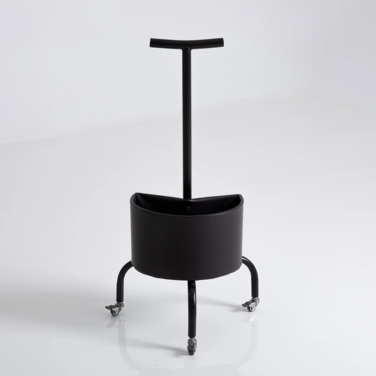 
Elderly Aid Standing Assist Portable Metal Walking Stick With Storage Handbag 