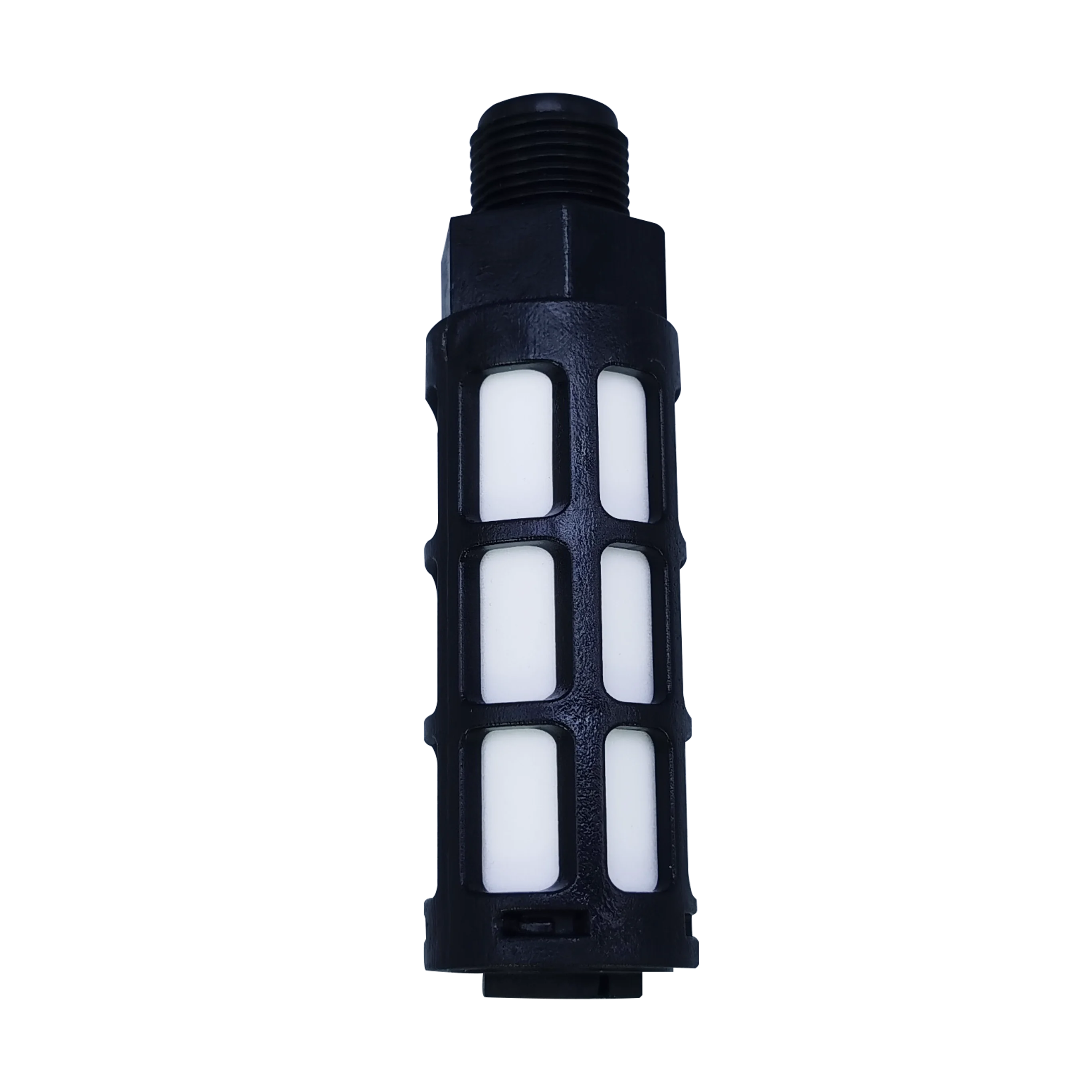 Factory price pneumatic porous PE filter PP head sintered pe plastic powder filter for acoustic filter