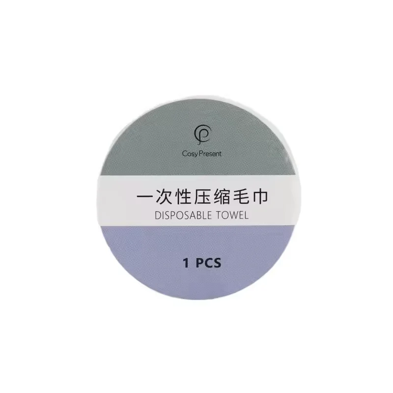 Single Packaging Disposable Coin Towels Face Compressed Towel For House Travel Sports Pressing Wipes