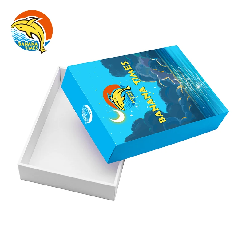 High Quality Luxury Folding Gift Box Recyclable Gold Foil Rigid Packaging Case