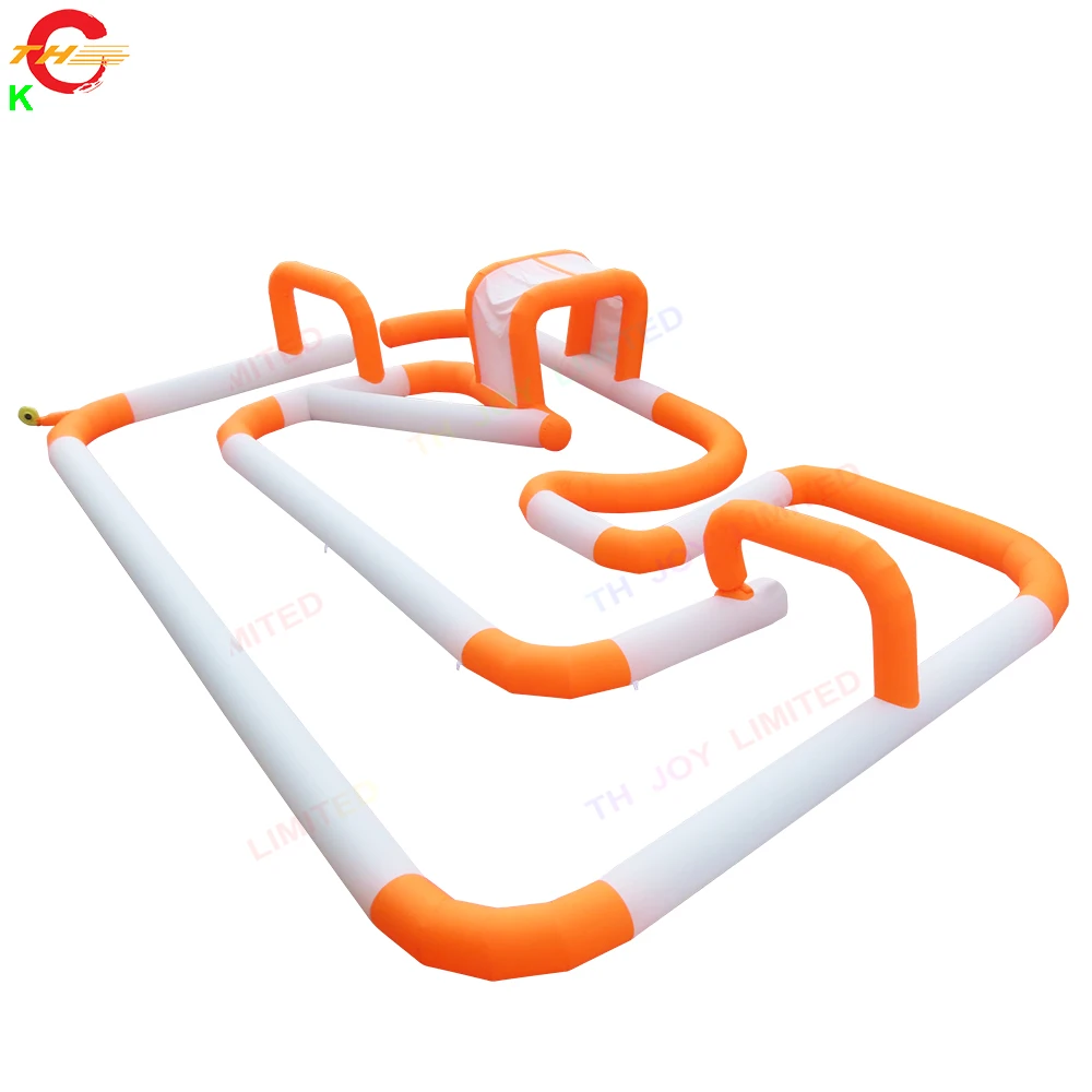 Premium 15x10m Orange Inflatable Air Track for Exciting Car Race Events with Free Shipping on  International
