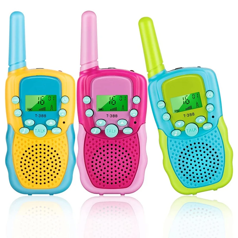 Cheap Price Custom T388 Kids 22 Channels K0865 Best Gift Built in Flash Light radio talkie-walkie enfants