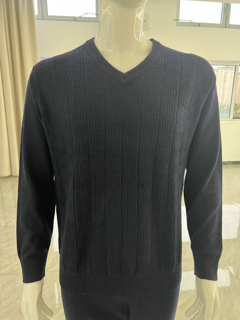 Anti-static woollen sweater for Man CASHMERE keep warm suit
