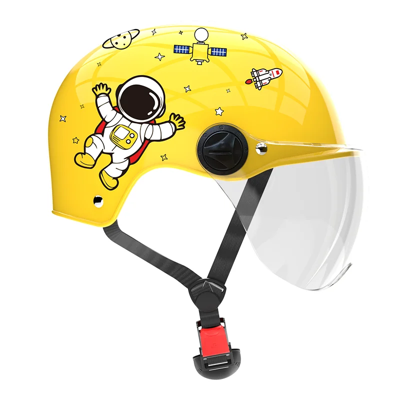 Smart4u child kid 3C motorcycle bike half helmet with gog gles for kids safety scooter motor helmet