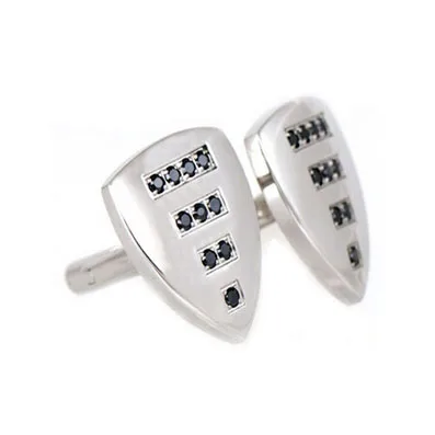 
Custom Enamel Stainless Steel Round Cufflinks 