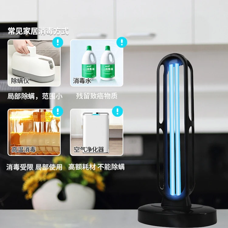 Newest UVC Light 38W 60W 254nm Germicidal Ultraviolet Ozone Disinfection Led uv sterilizer bulb lamp