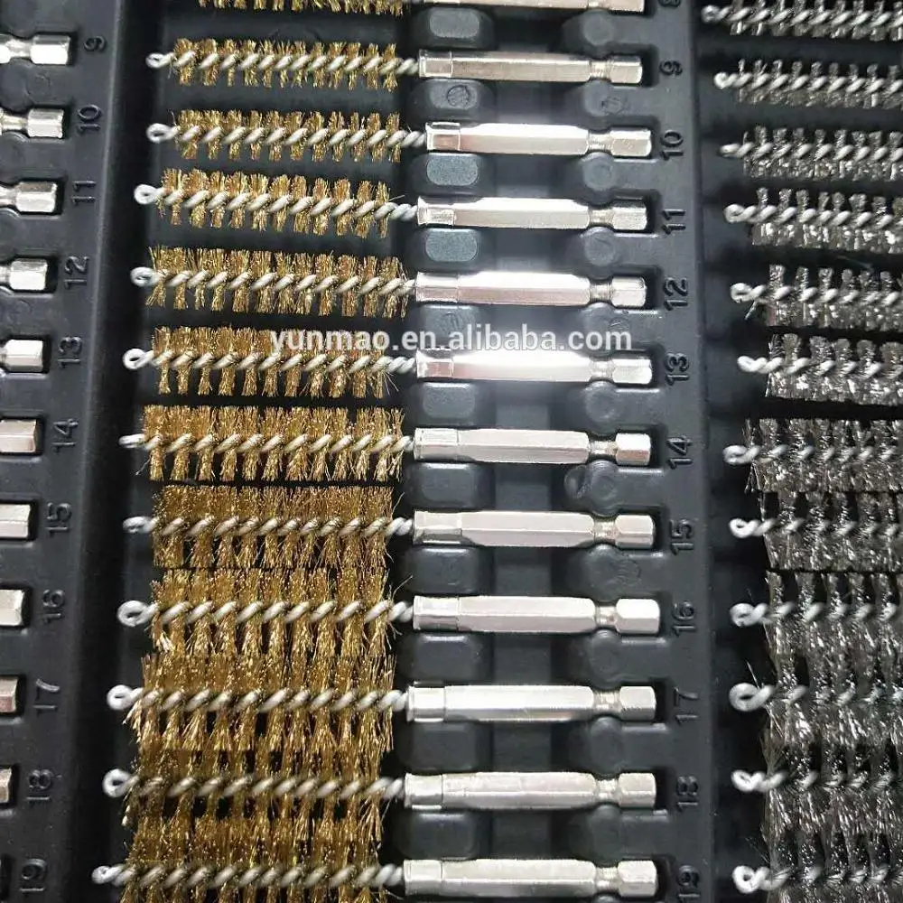 
 Набор чистящих щеток, набор ручных инструментов из латуни и нейлона  