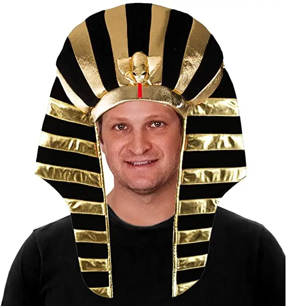 Cosplay Egyptian Headpiece King Pharaoh Funny Party Hat