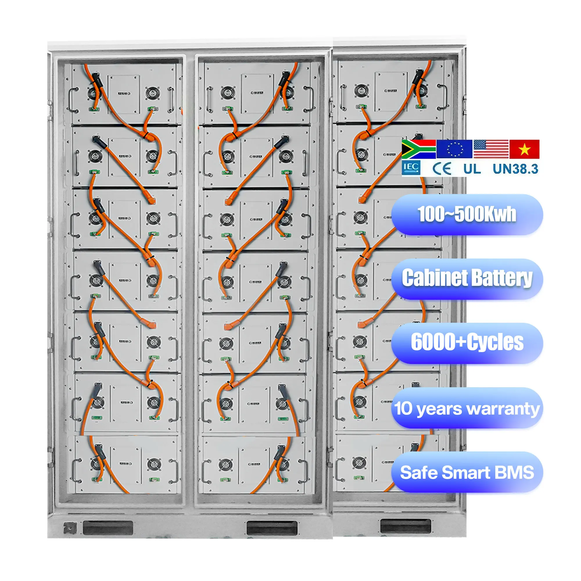 Аккумуляторная батарея Lifepo4 50 кВтч 100 кВт