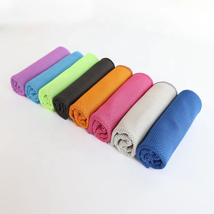 Manufacturers selling cooling towel with pouch sports wearable polyester
