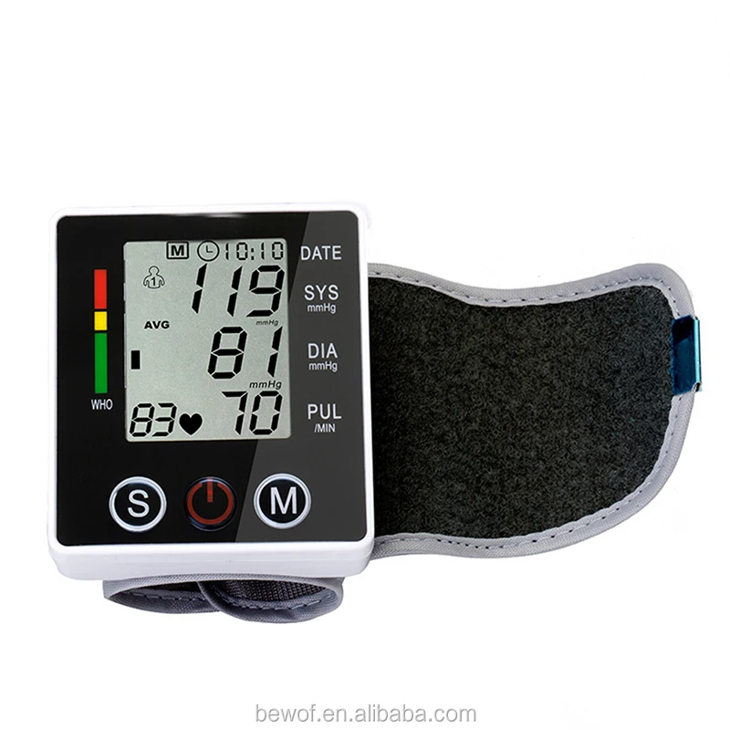 CE ISO BP Operator Wireless Medical Blood Pressure Machine Digital Ambulatory Wrist Blood Pressure Monitor Health Care