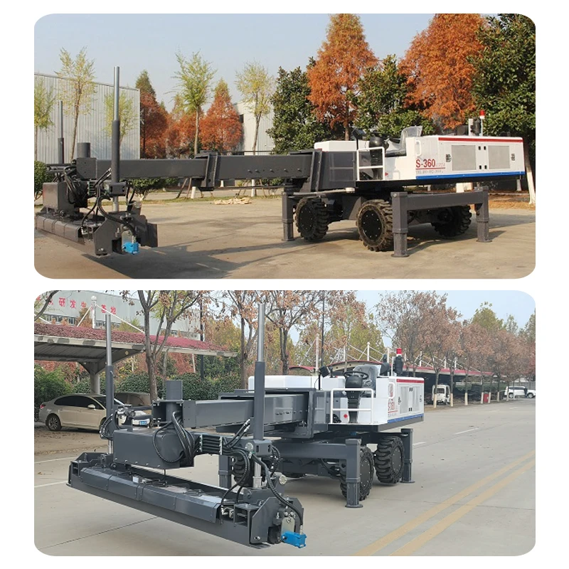 Automatic Paver Vibratory Concrete Laser Level Screed Rotary Concrete Laser Leveling Screed Machine For Tiling