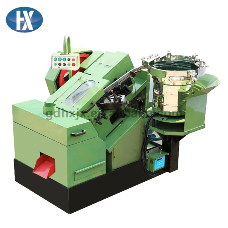Nail Manufacturing Equipment Vibration Plate Type Automatic Threading Rolling Machine