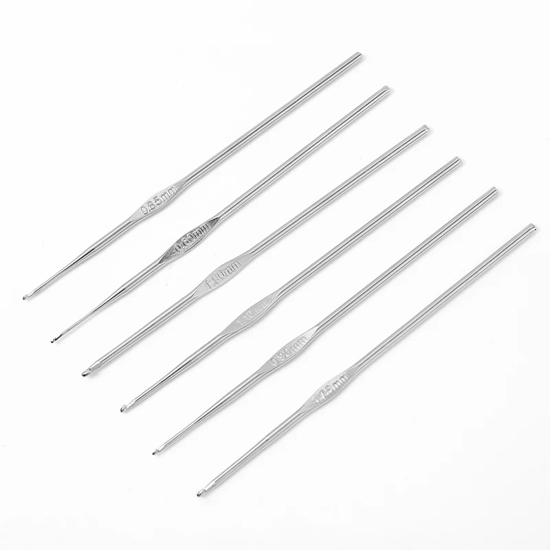 JC DIY Craft Lace Yarn Metal Crochet Iron Crochet Knitting Tool Crochet Hook Set Handy Mini Crochet Hook
