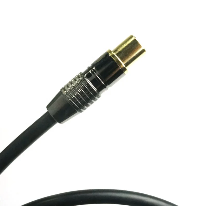Black RG6 RG11 RG59 RG58 RF Antenna Male F Connector to F Plug Male TV Satellite jumper Coaxial Cable 2m