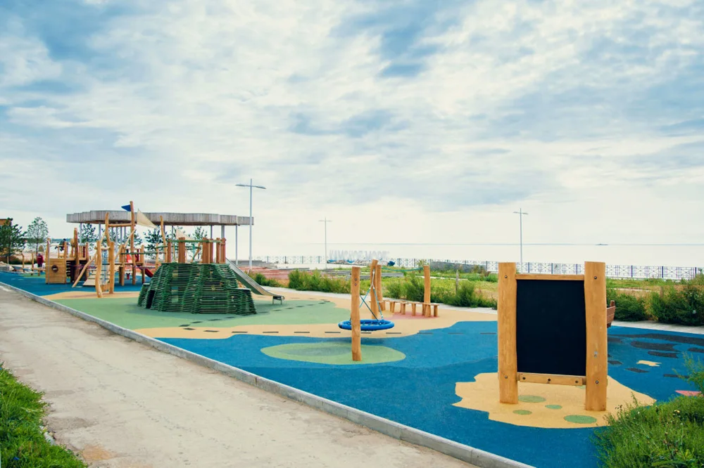 High quality elastic colored rubber granules dying in colors of RAL catalogue reliable supplier fast shipping