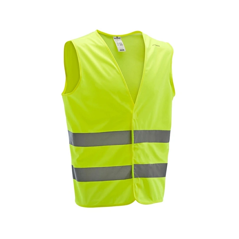 Customized High Visibility Reflective Work Vest with Brightness Reflective Strip Polyester Safety Vest Hi-Vis Mesh Custom Logo