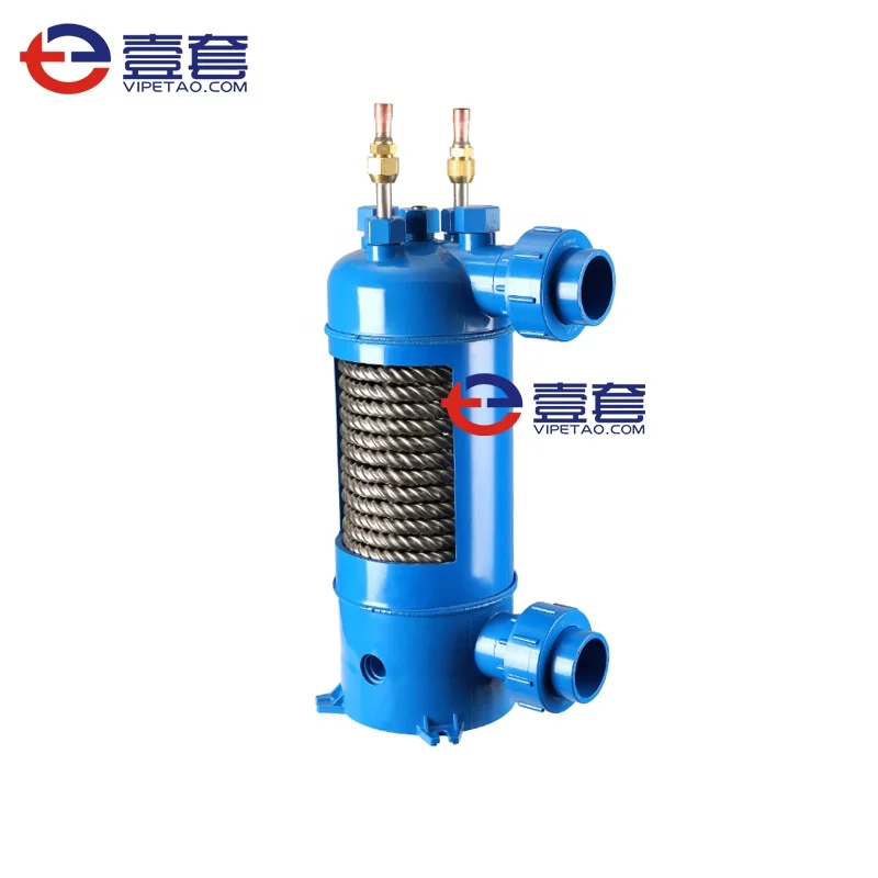 PVC heat exchanger/Titanium tube heat exchanger/Seawater heat exchanger for heat pump(MHTA-3)