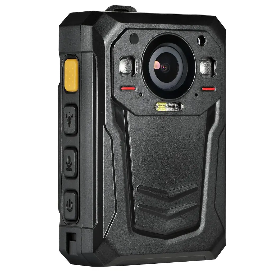 4G Wearable Body Worn Camera with Intercom AES256 SOS Button IP67 Night Vision for Security Law Enforcement
