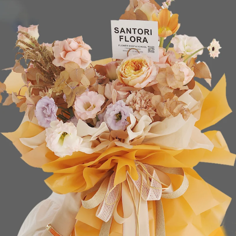 Waterproof flower packaging paper material Han Su paper gift packaging material wrapping paper