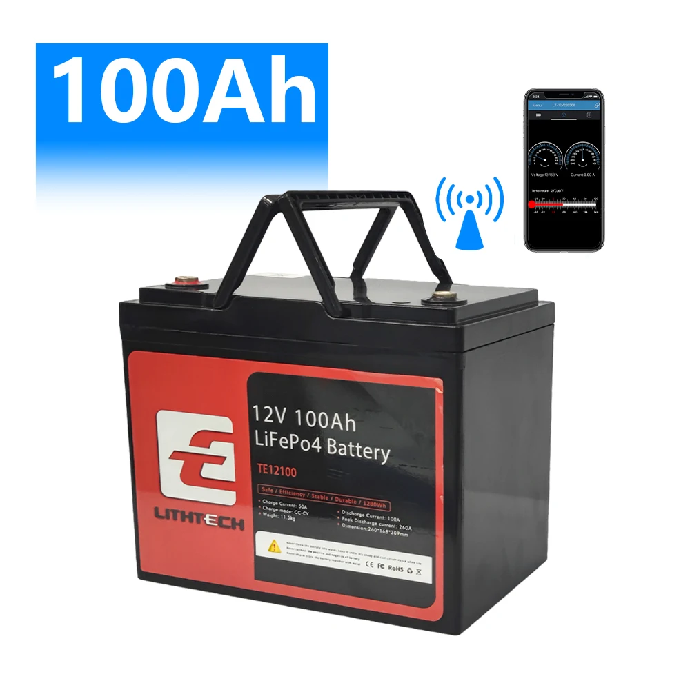 Customized 12V 24V lifepo4 battery 12 volt 24 V 50ah 100Ah 150Ah 200Ah 250Ah 300ah 400Ah lithium ion battery pack for RV solar