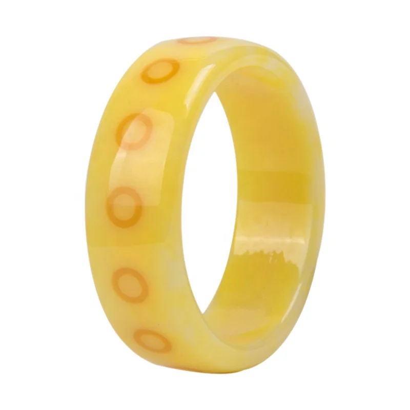 custom transparent clear bangle multi color pink girl resin bangle