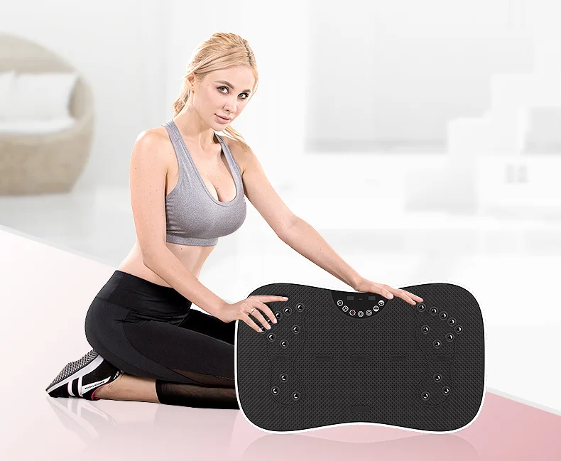 Body slimming whole body vibrating plate machine for weight loss mini vertical vibration plate