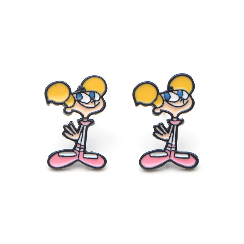 19 Designs War Custom Earring Fashion Personalised Rugratg Gowild Cartoon Alloy Enamel Stud Earrings