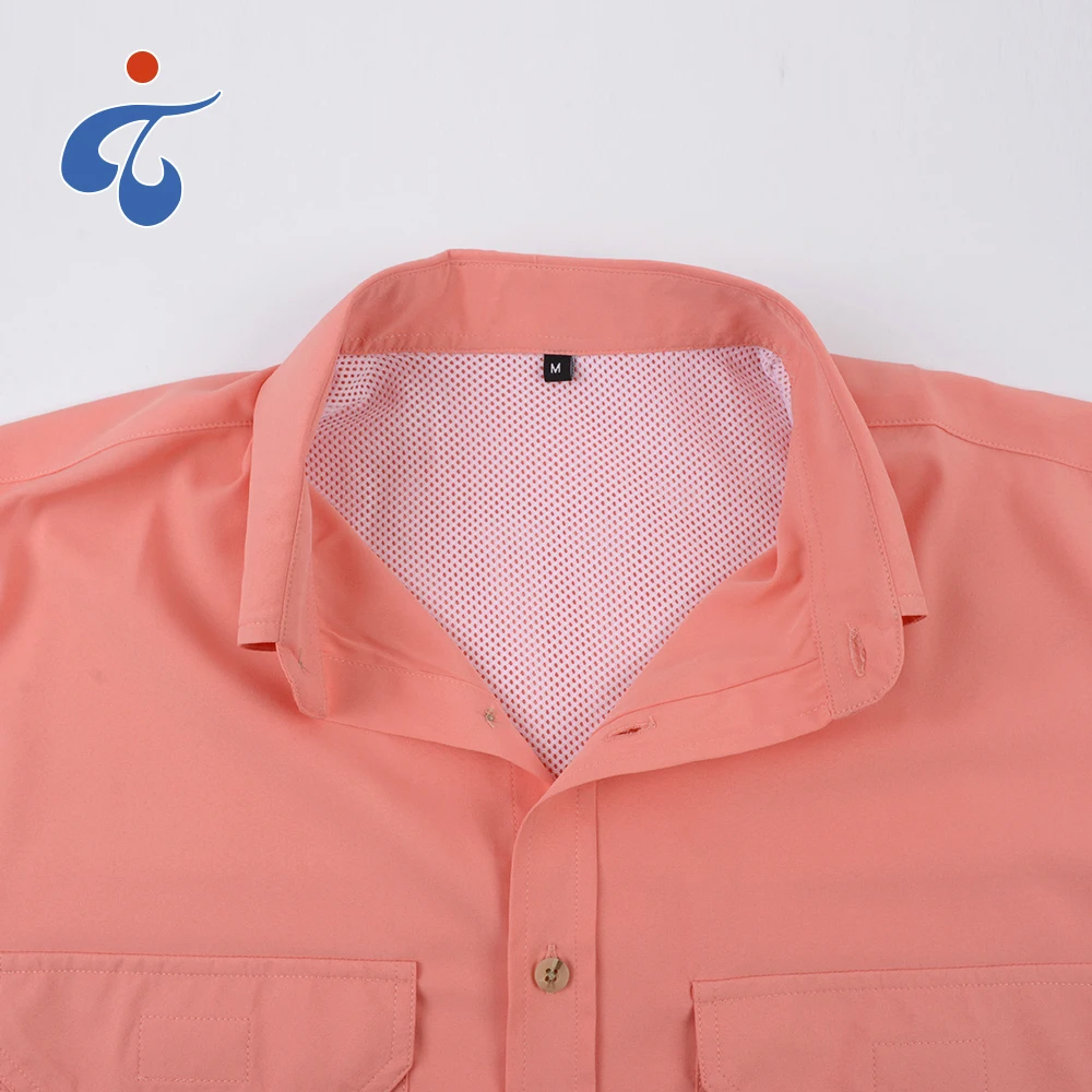 Оптовая продажа от покупателей электронной коммерции, обычные рубашки для рыбалки с длинным рукавом и защитой от УФ-лучей онлайн для мужчин