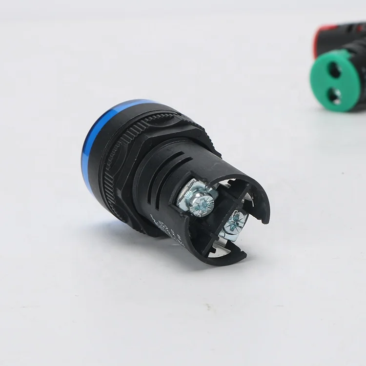 AD16-22DS Industrial Machine Cabinet Manufacturer Lamps 220V AC DC Equipment Panel Mount Signal Pilot Lamp Led Indicator Light
