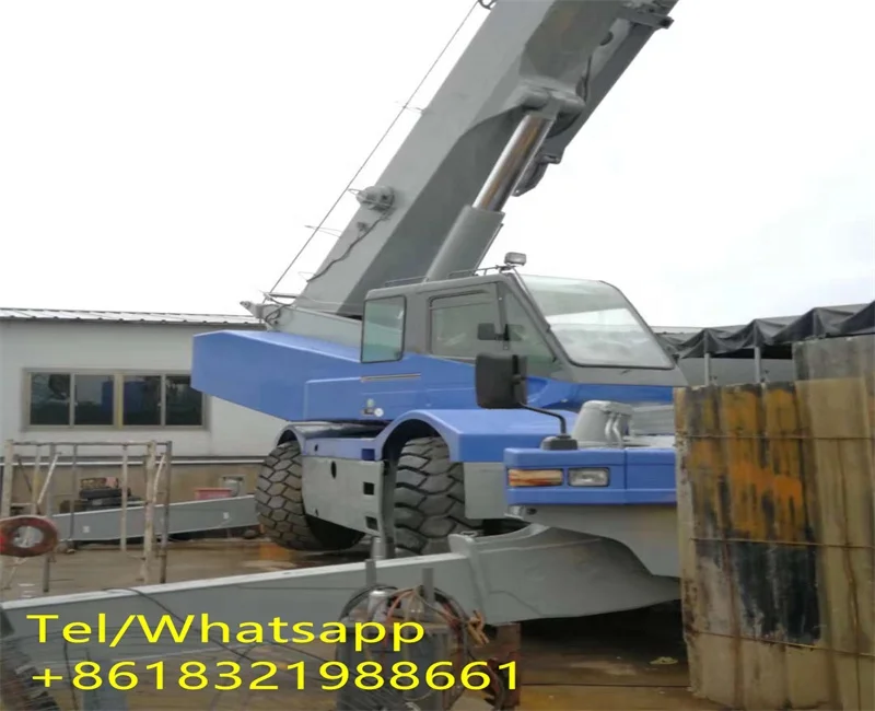 Used Original Japan Efficiency coupled massive lifting capacity Komatsu 50 TOn LW500-1Rough Terrain Crane
