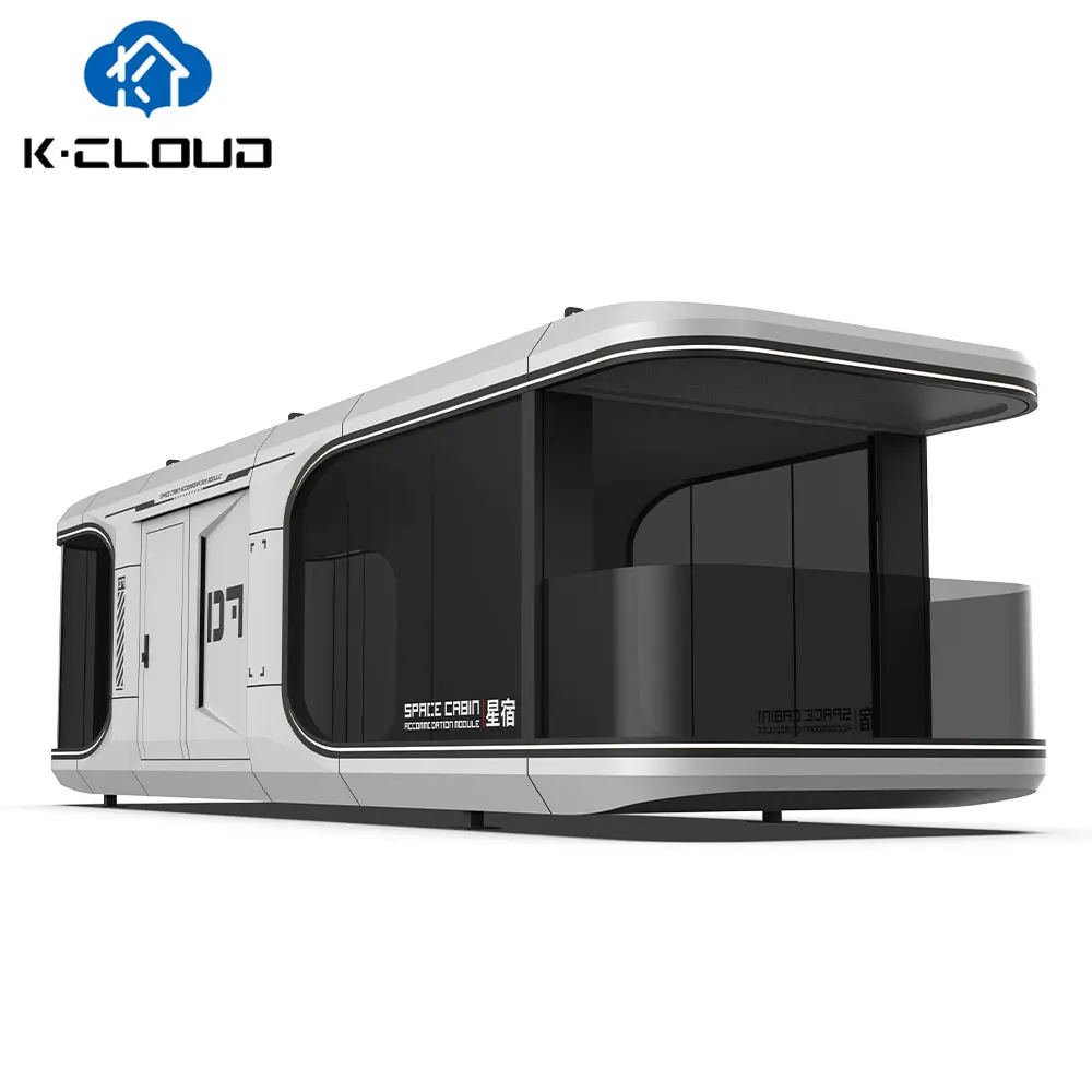 Steel Structure Luxury Prefabricated Cabin Villa Portable Mobile Space Capsule House Hotel Sleeping Pod