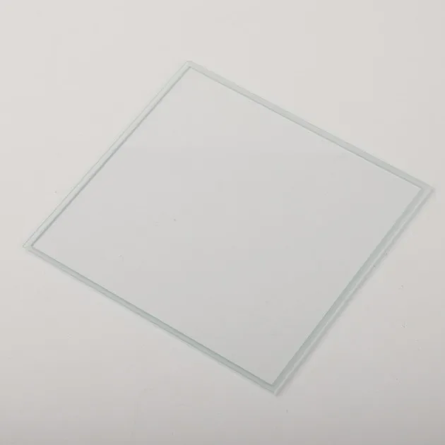 Custom clear tempered glass with sand blasting for outdoor Led lighting