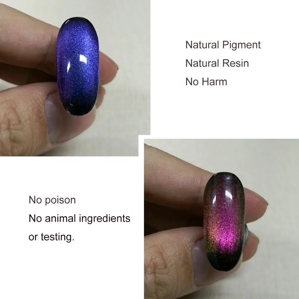 
Wholesale Soak Off High Quality New Arrival 5D Magnet Cat Eye UV Gel Polish Chinese Supplier 