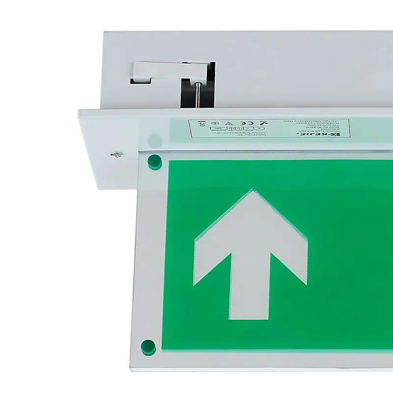 Kejie Hot Sale Battery Back Up Ceiling Mounted Led Emergency Exit Sign Light