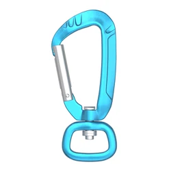 Aluminium Swivel Carabiner with Rotation Ring for Pet, Dog Leash Harness, Keychain Clip (ST1305S)