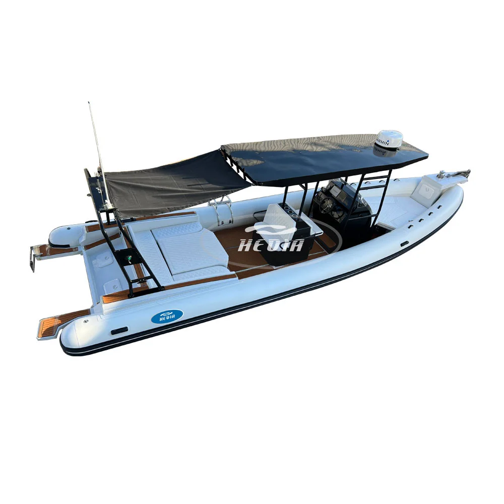 CE Hedia 33ft 1050 м алюминиевый Косатка гипалон жесткий корпус из стекловолокна надувная лодка большая роскошная высокоскоростная спортивная яхта Китай завод